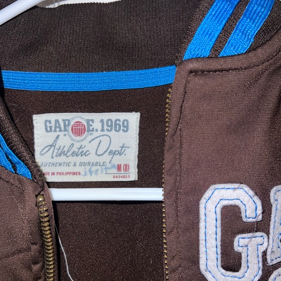 Vintage gap brown zip up with blue - Picture 2 of 3